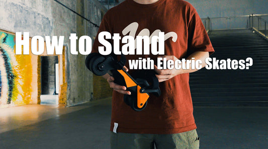 How to Stand with Electric Skates Rollwalk
