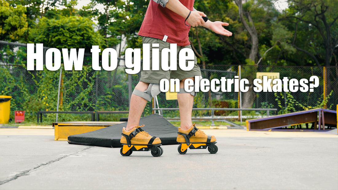 How to glide on electric skates rollwalk