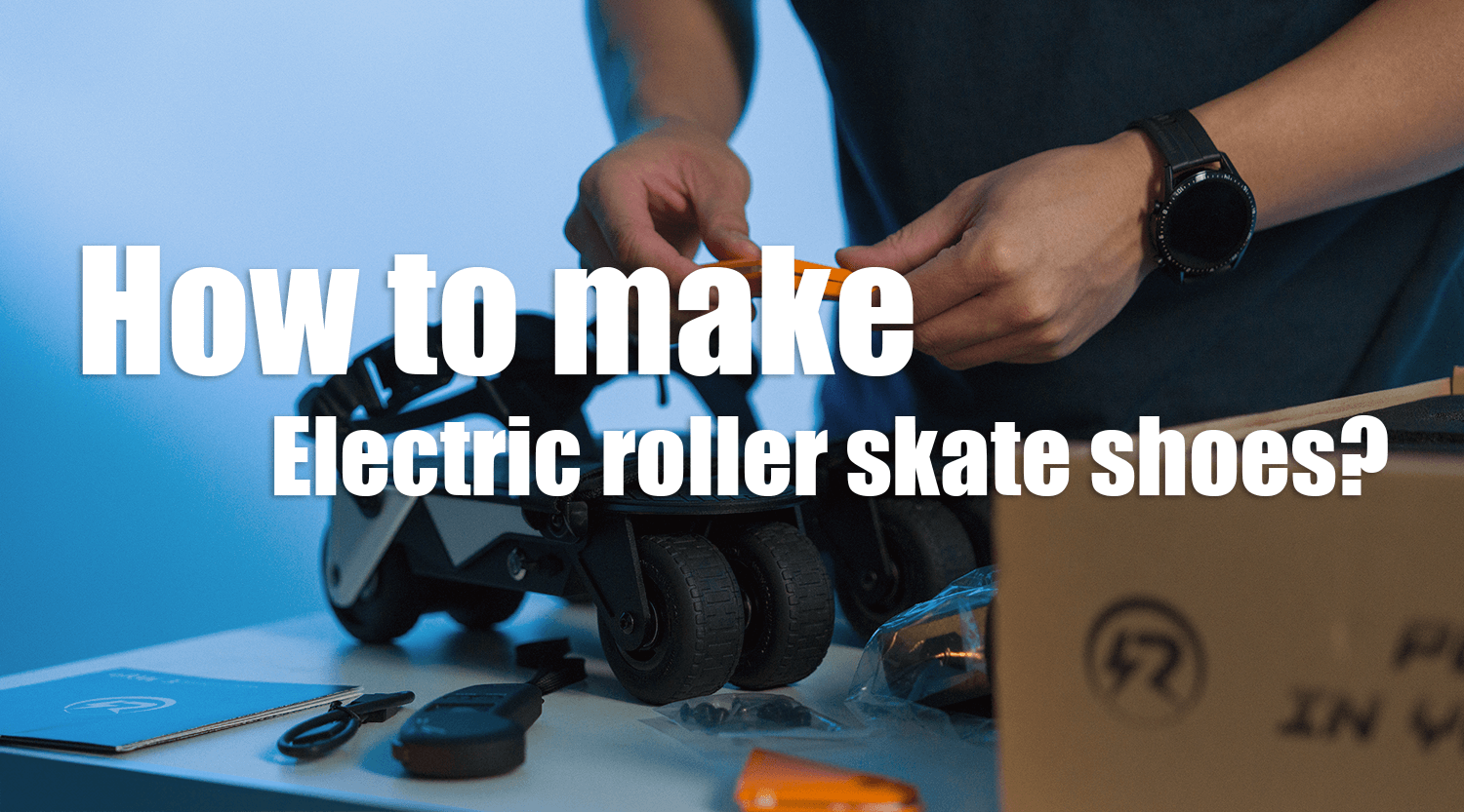 How to make Electric roller skate shoes