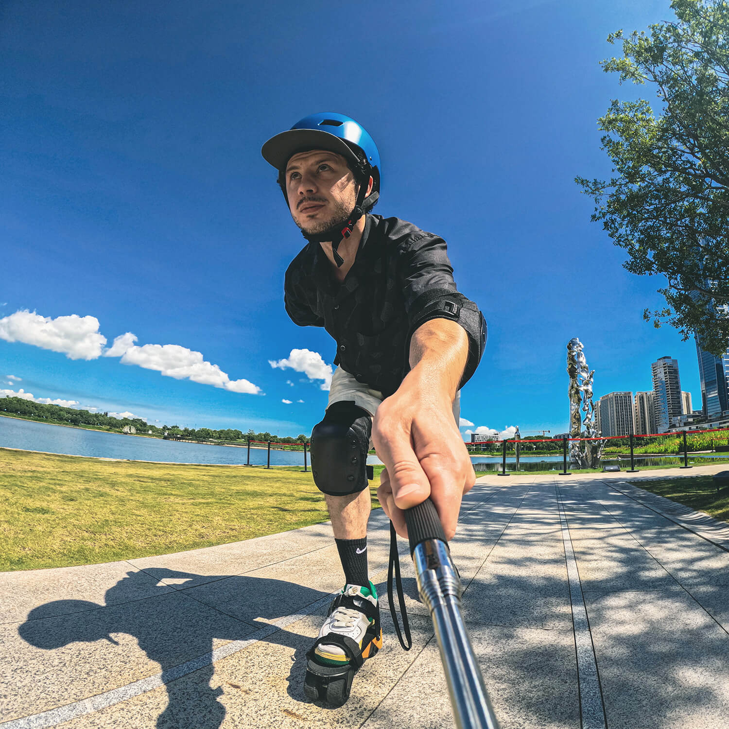 Enjoy Freedom in the Park with Rollwalk Motorized Roller Skates-1