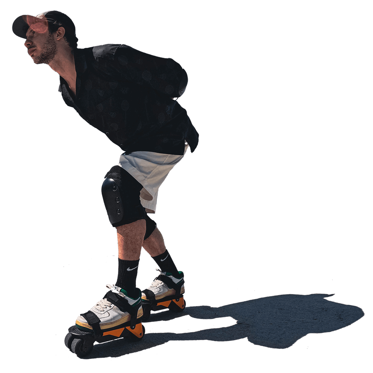 Rushing_around_the_park_with_Rollwalk_eRW3_electric_roller_skates